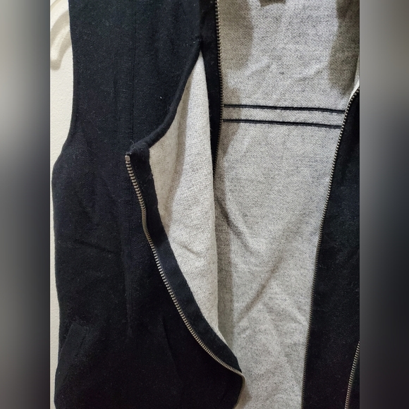 ARMINI EXCHANGE - BLACK DOIBLE ZIPPPER VEST - Picture 3 of 9